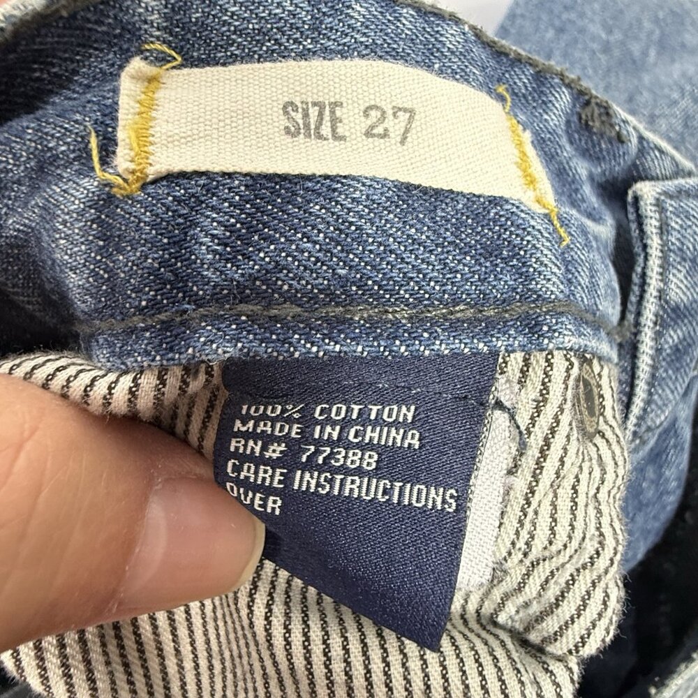 Madewell Jeans Womens Size 27 The Boy Jean Distressed 100% Cotton Boyjean - Picture 7 of 9